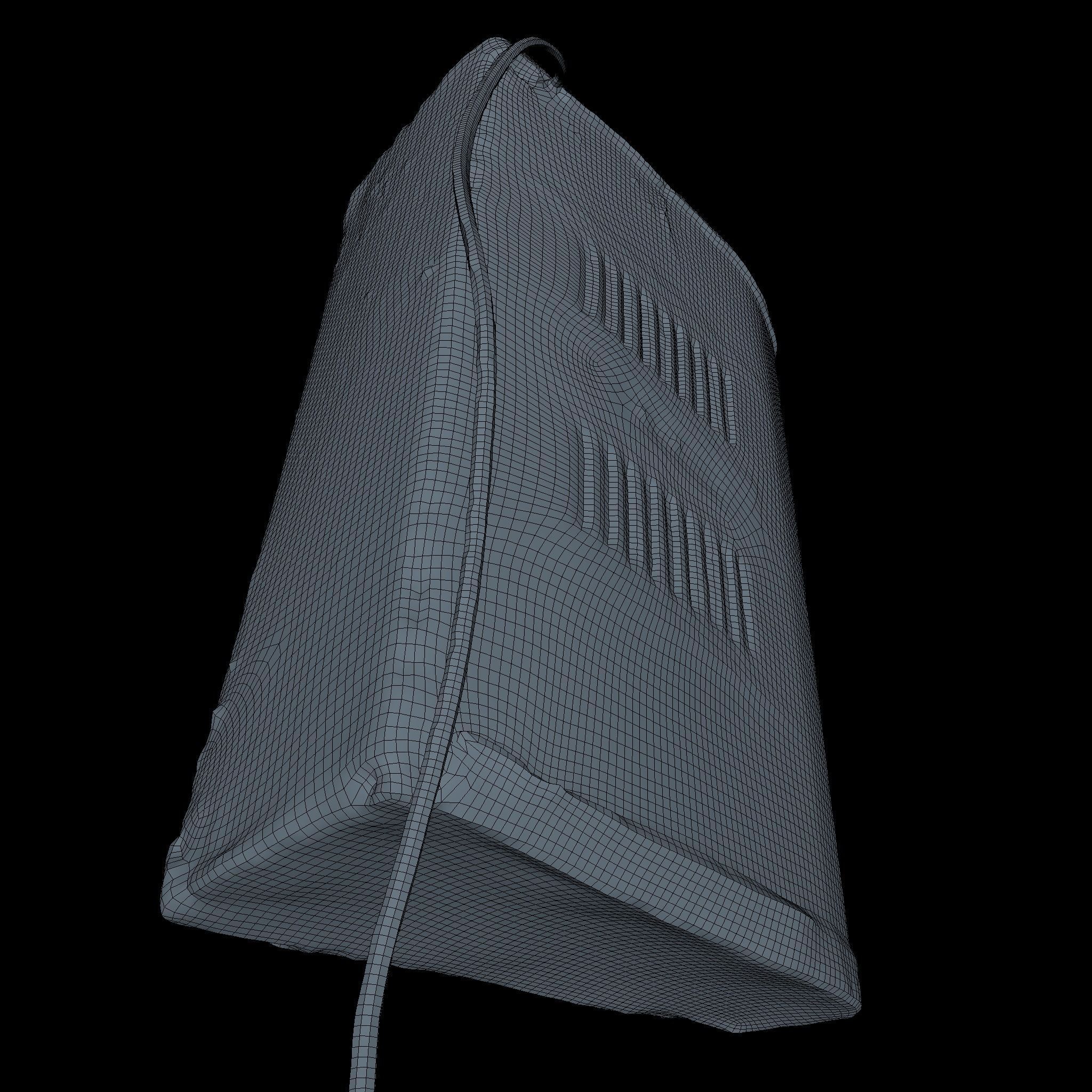 Heater Middle Poly 3D model_4