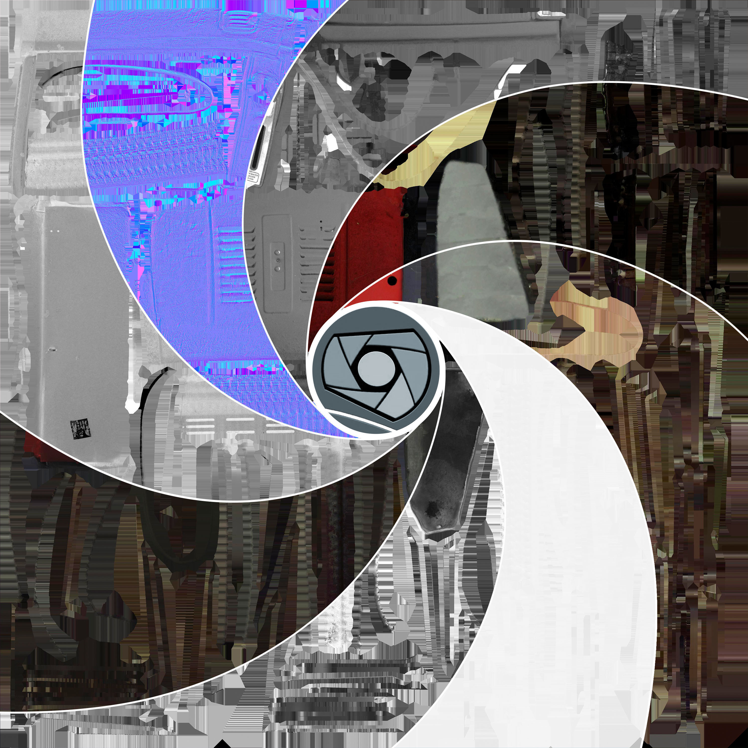 Heater Middle Poly 3D model_5