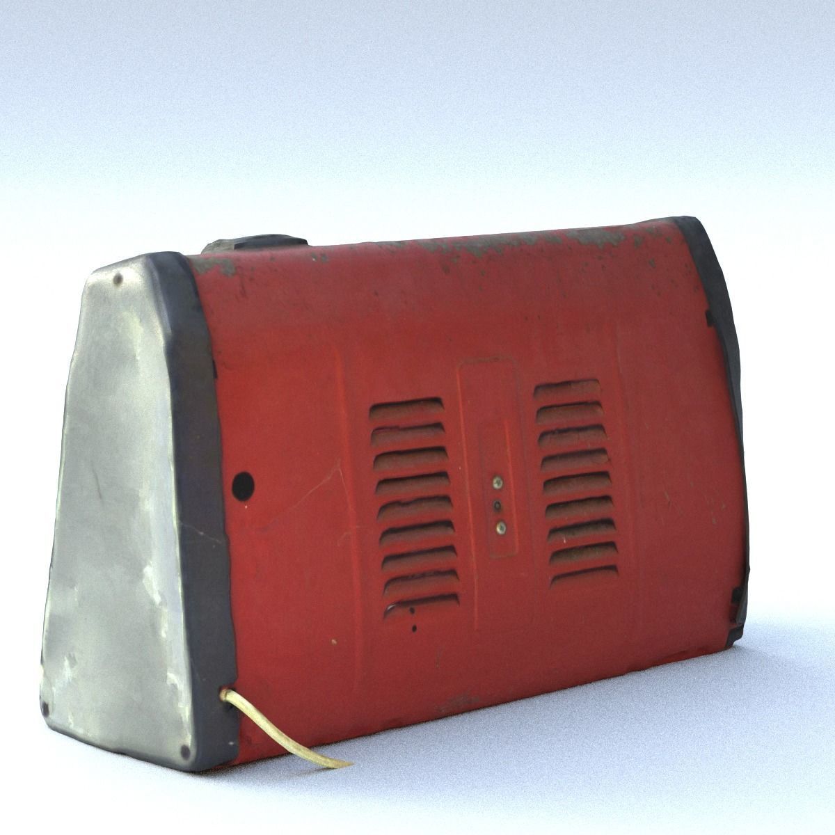 Heater Middle Poly 3D model_10