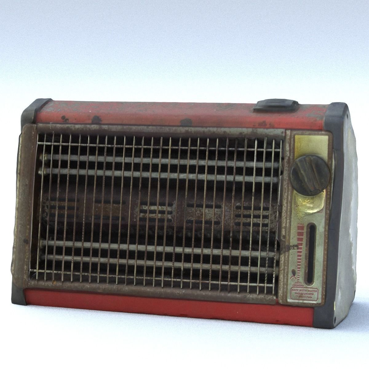Heater Middle Poly 3D model_11