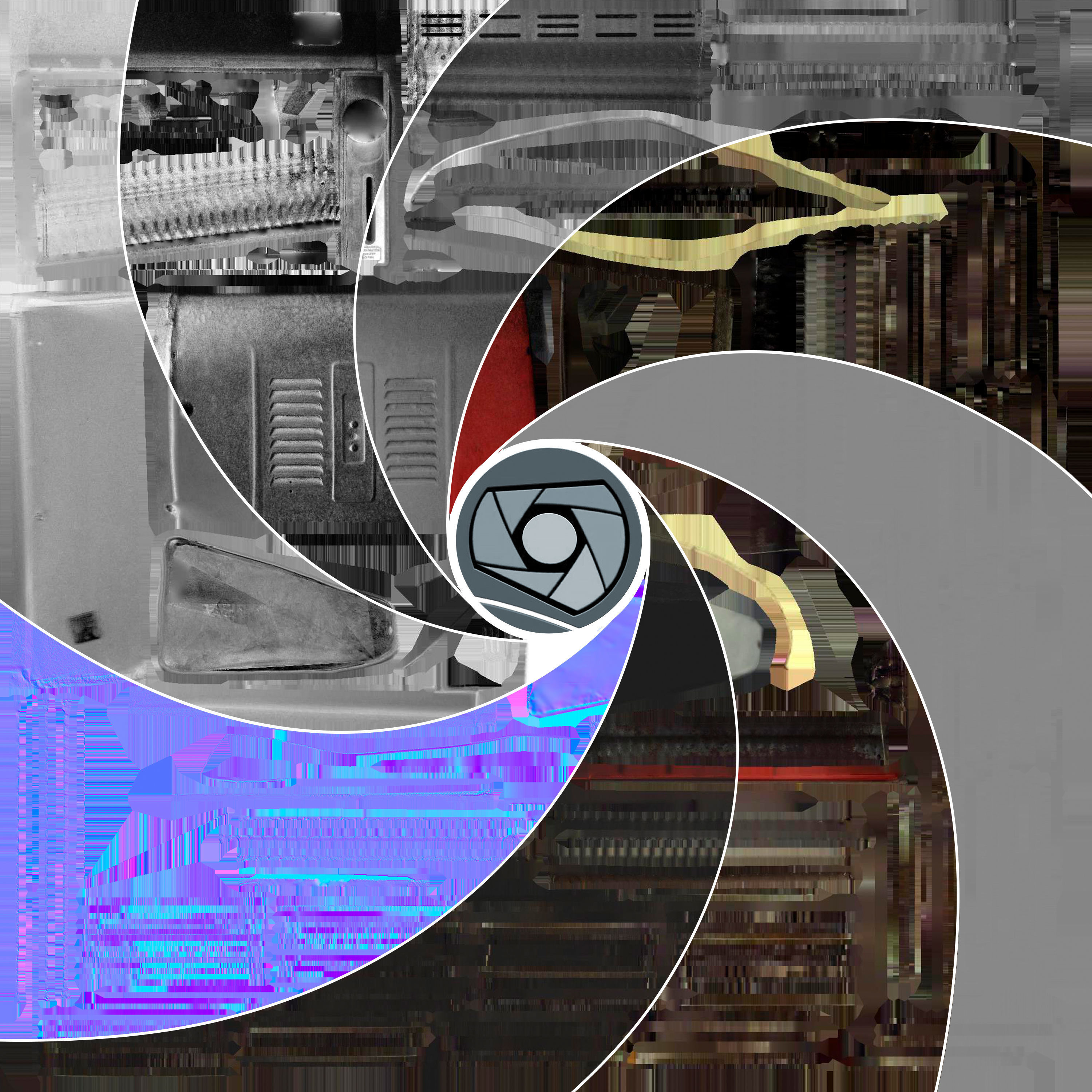 Heater Low Poly box with wire Low-poly 3D model_4