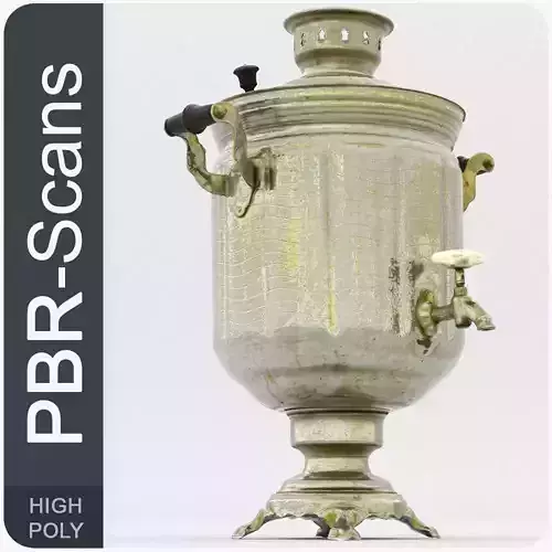 Samovar High Poly old russian urn