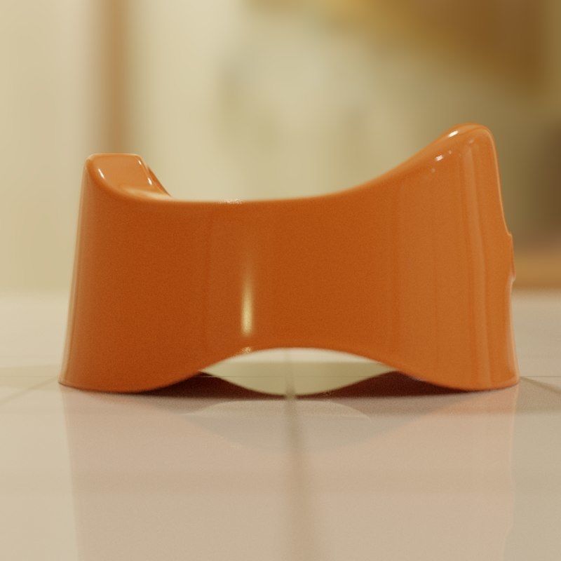 Potty seat 3D model_3