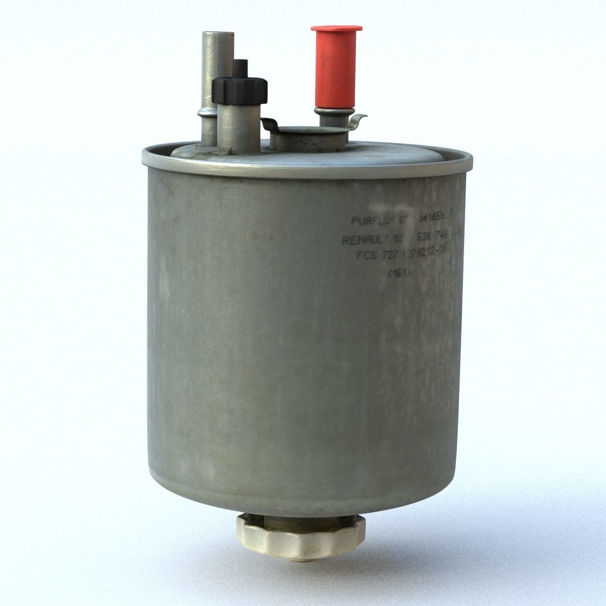 Fuel Filter Low SM Low-poly 3D model_15