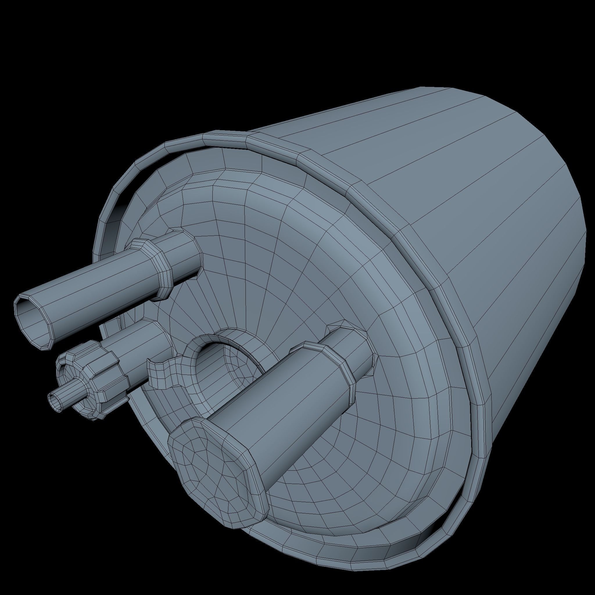 Fuel Filter Low SM Low-poly 3D model_5