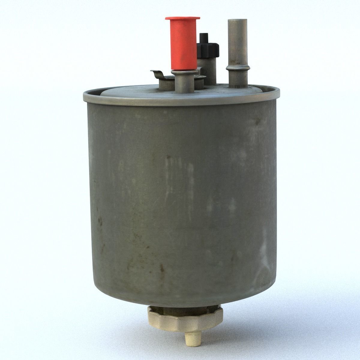 Fuel Filter Low SM Low-poly 3D model_8