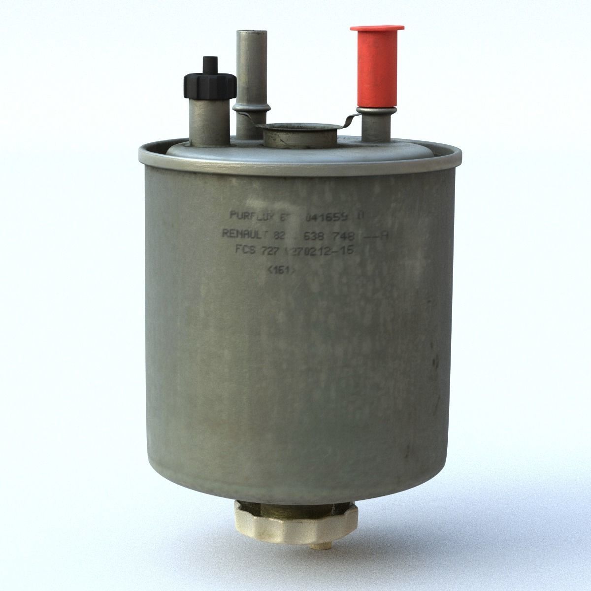 Fuel Filter Low SM Low-poly 3D model_14