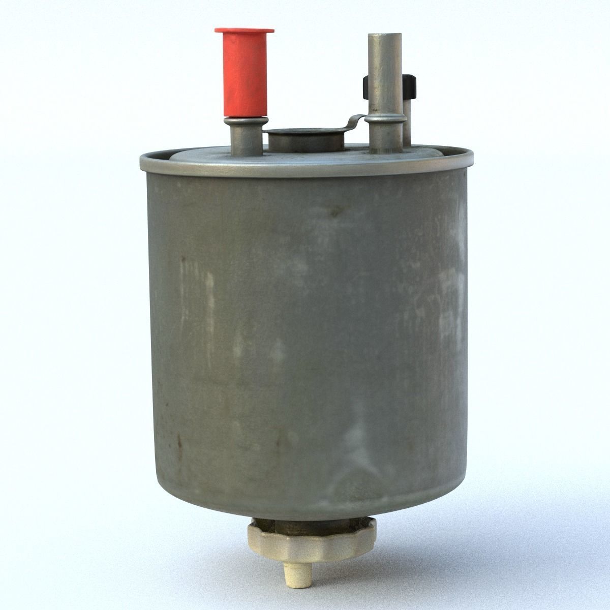 Fuel Filter Low SM Low-poly 3D model_11