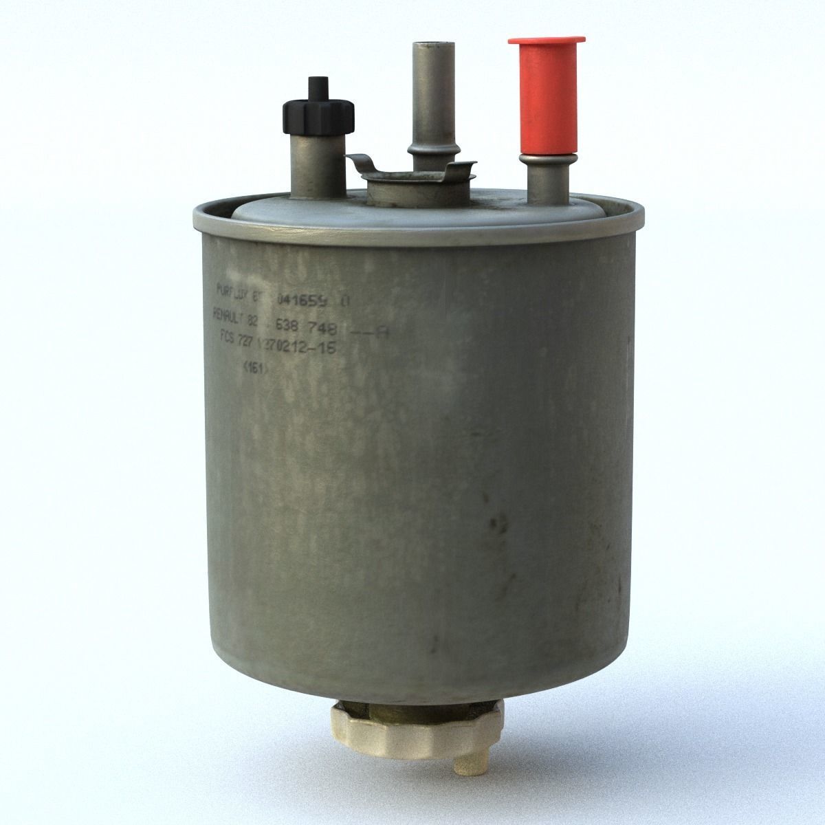 Fuel Filter Low SM Low-poly 3D model_10