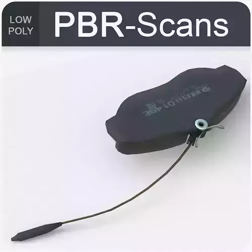 Brake Pads Low Poly Low-poly 3D model