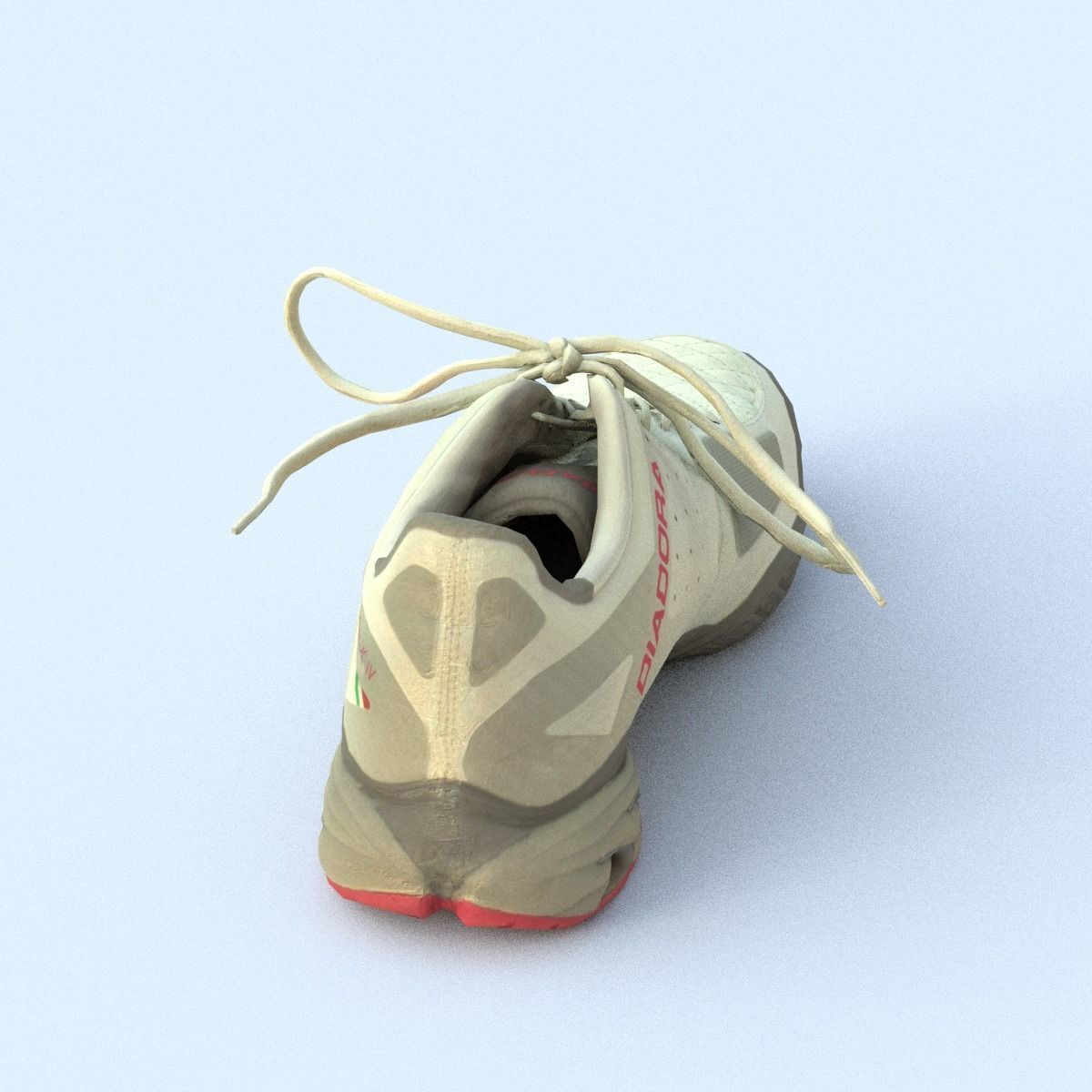 Sneaker Low Poly tennis shoe Free low-poly 3D model_14