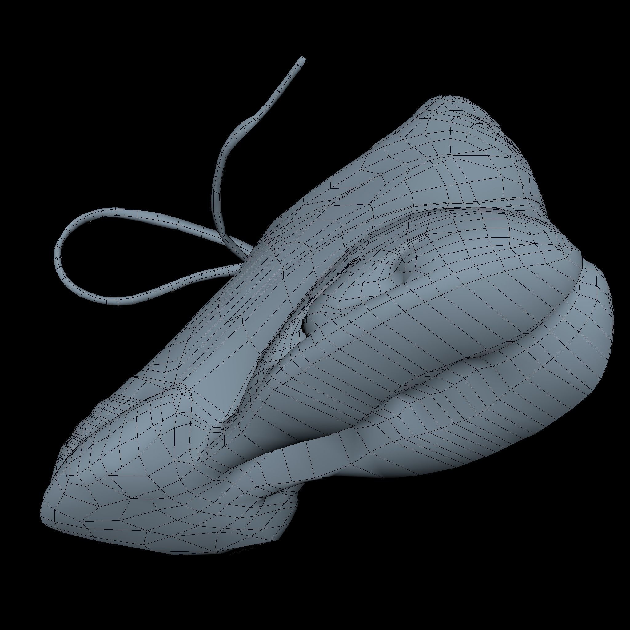 Sneaker Low Poly tennis shoe Free low-poly 3D model_7