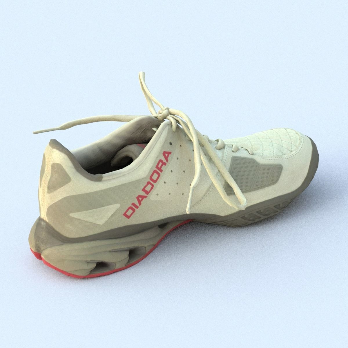 Sneaker Low Poly tennis shoe Free low-poly 3D model_10