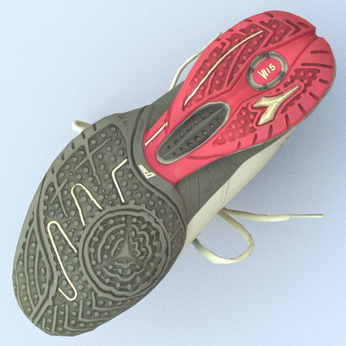 Sneaker Low Poly tennis shoe Free low-poly 3D model_3