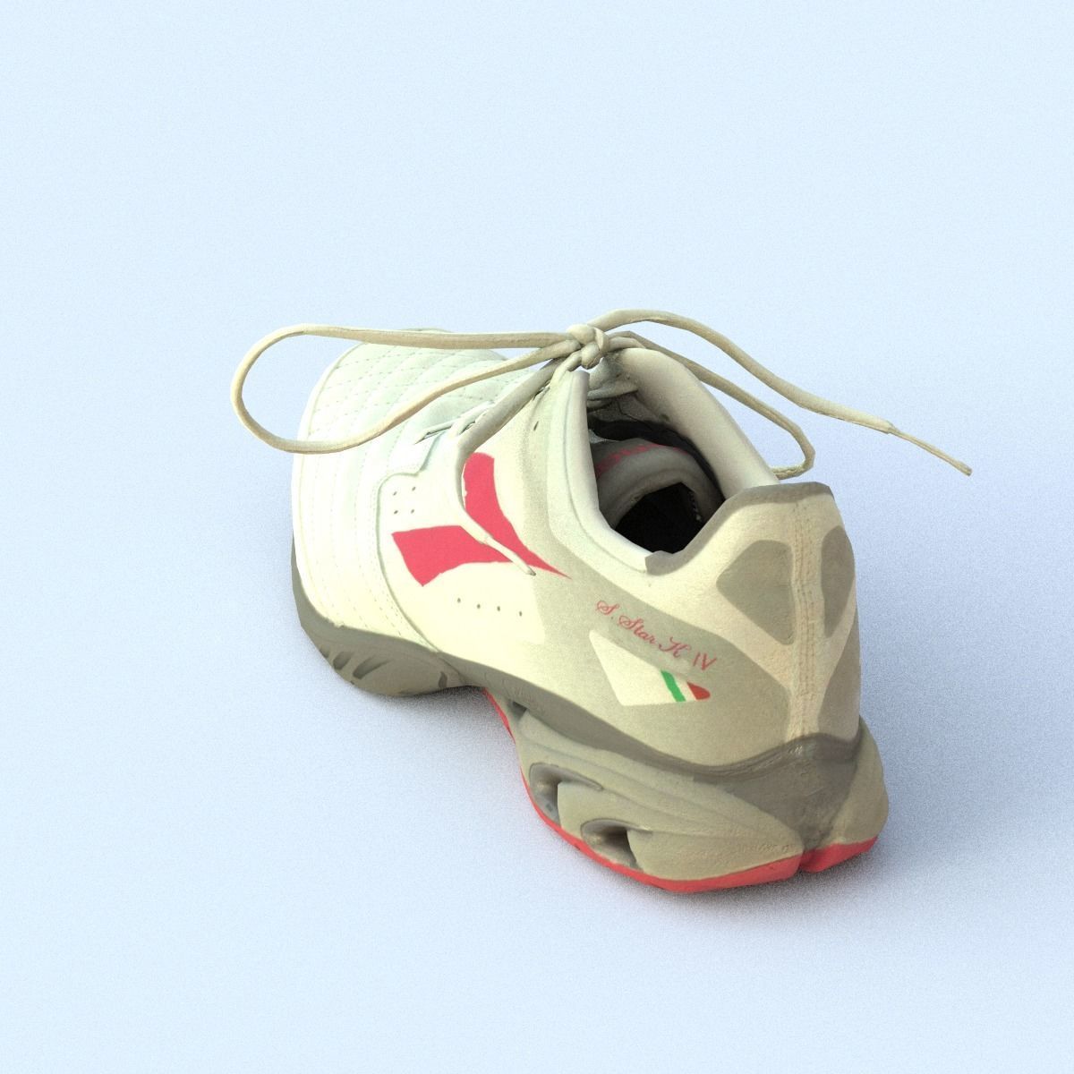 Sneaker Low Poly tennis shoe Free low-poly 3D model_12