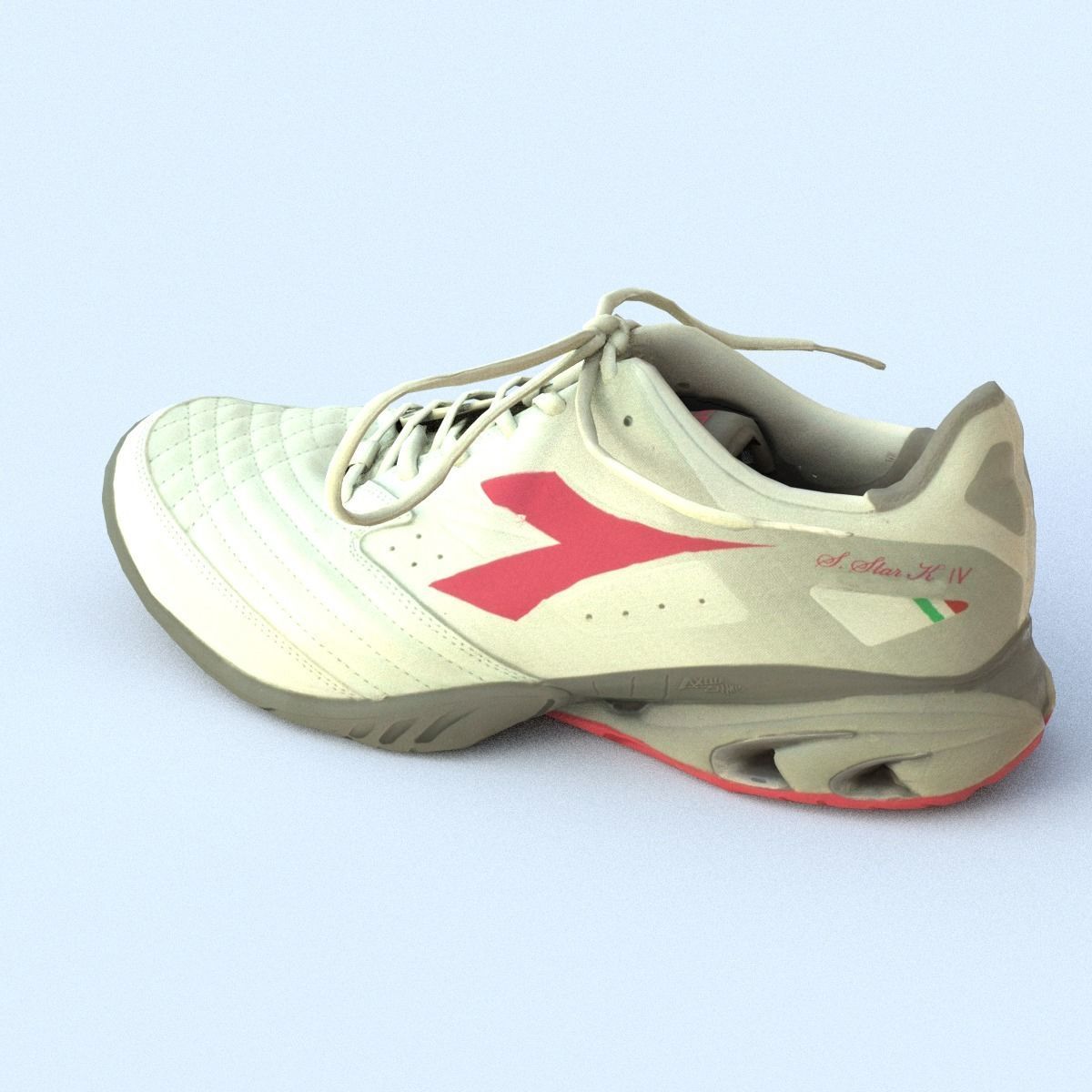 Sneaker Low Poly tennis shoe Free low-poly 3D model_15