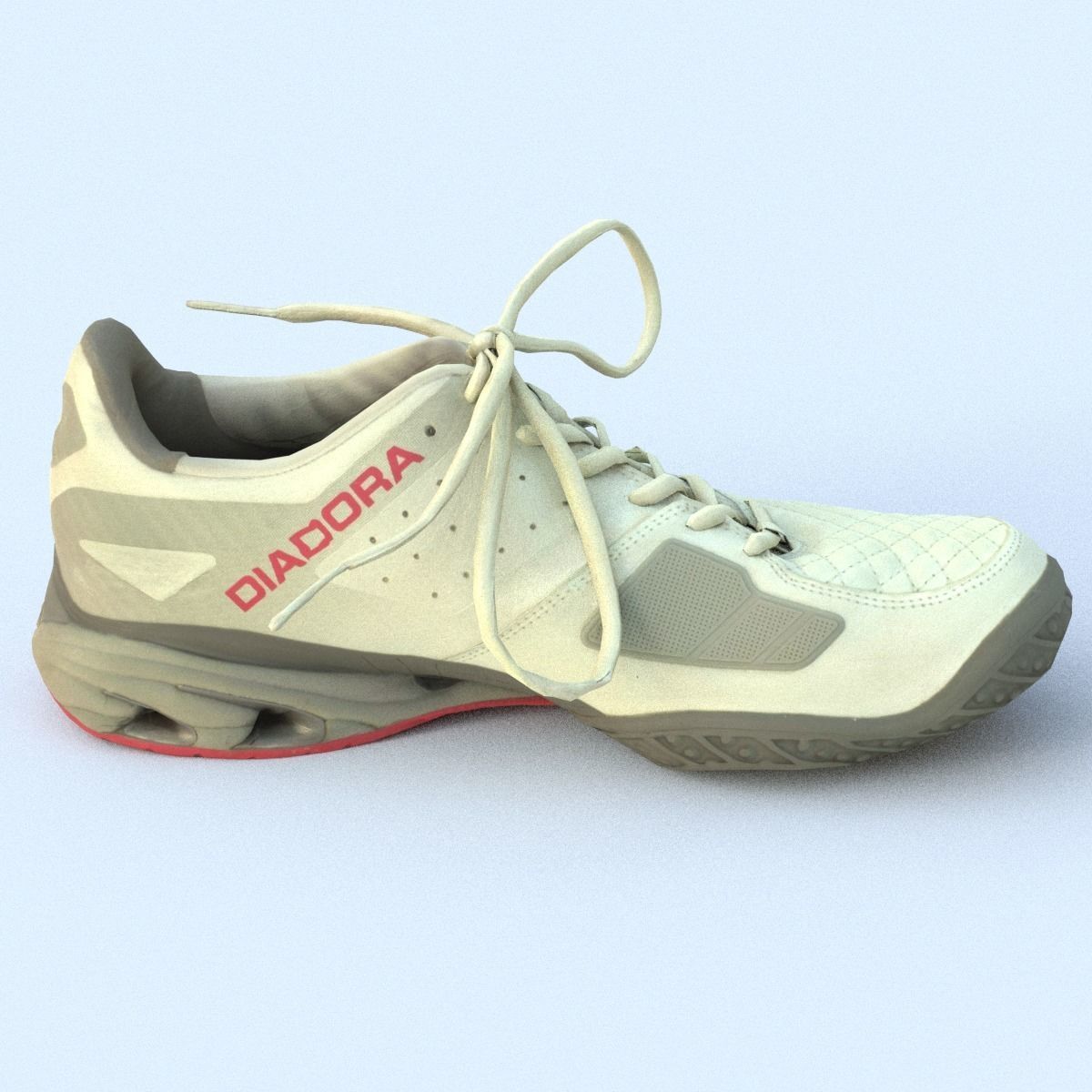 Sneaker Low Poly tennis shoe Free low-poly 3D model_9