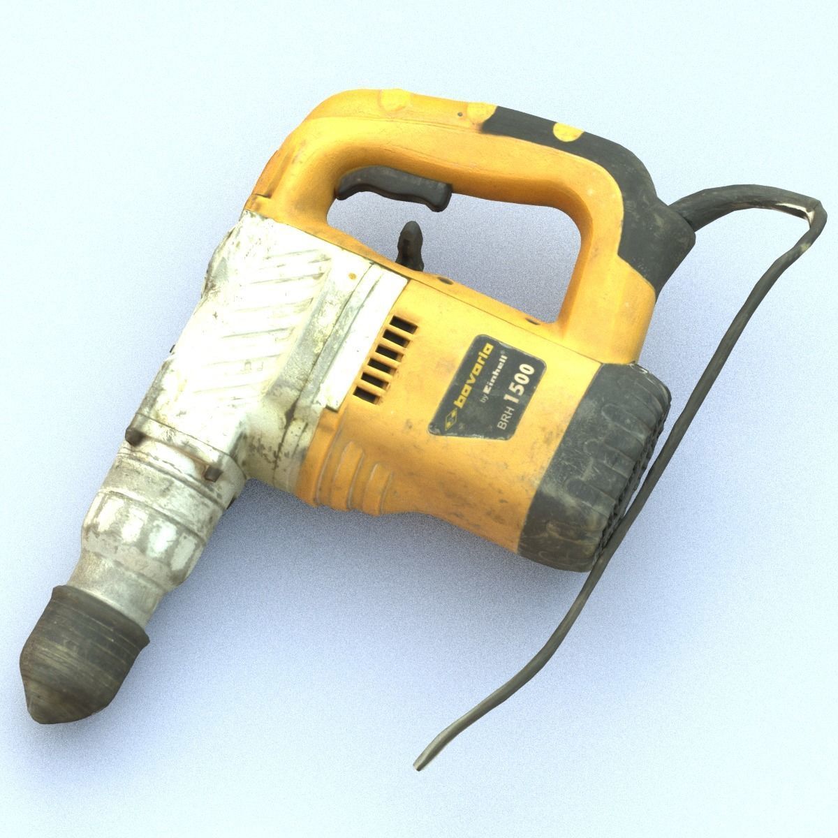 Perforator Middle Poly 3D model_1