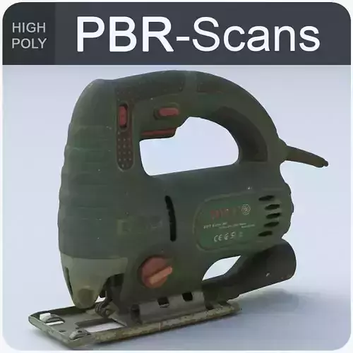 Jig Saw High Poly 3D model