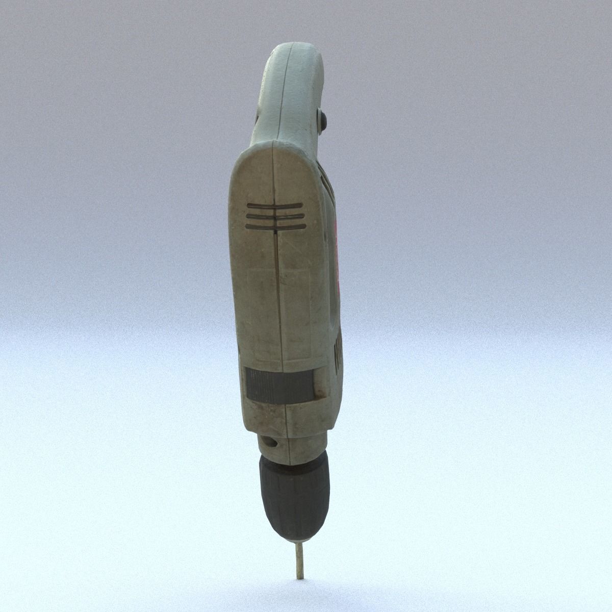 Drill Middle Poly 3D model_14