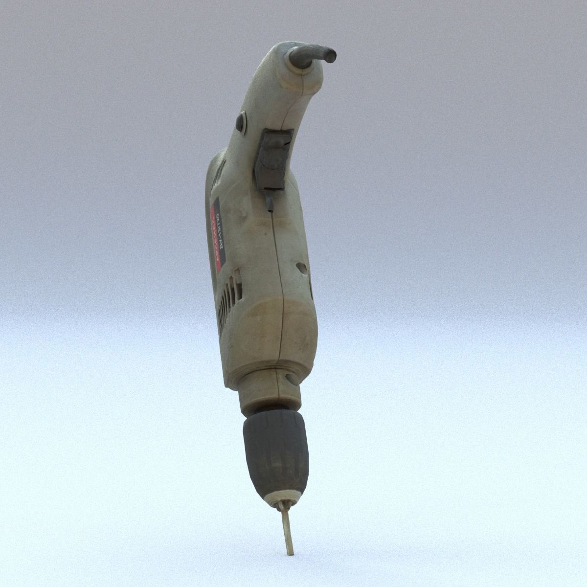 Drill Middle Poly 3D model_6