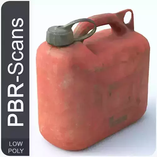 Jerrycan Low Poly fire extinguisher - fire extinguisher