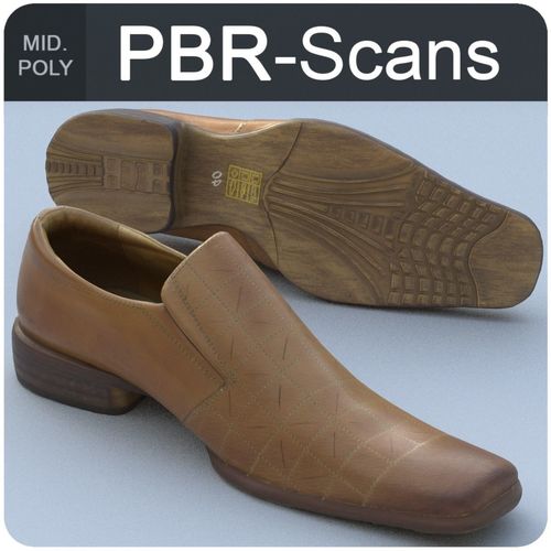 Shoe Middle Poly 3D model