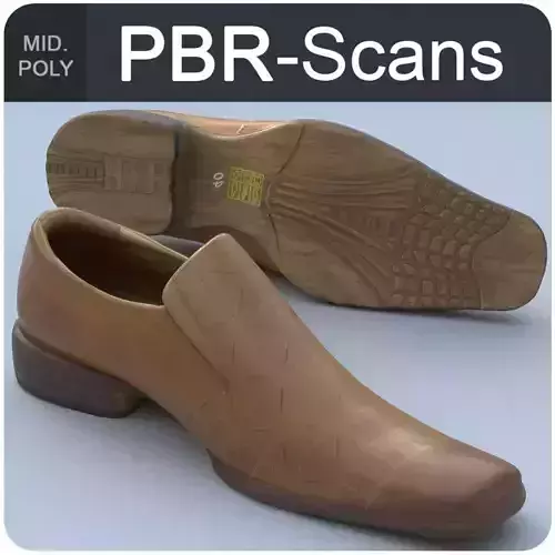 Shoe Middle Poly 3D model