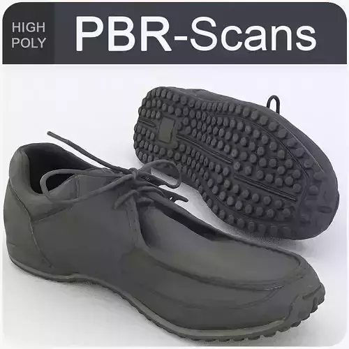 Shoe High Poly moccasin