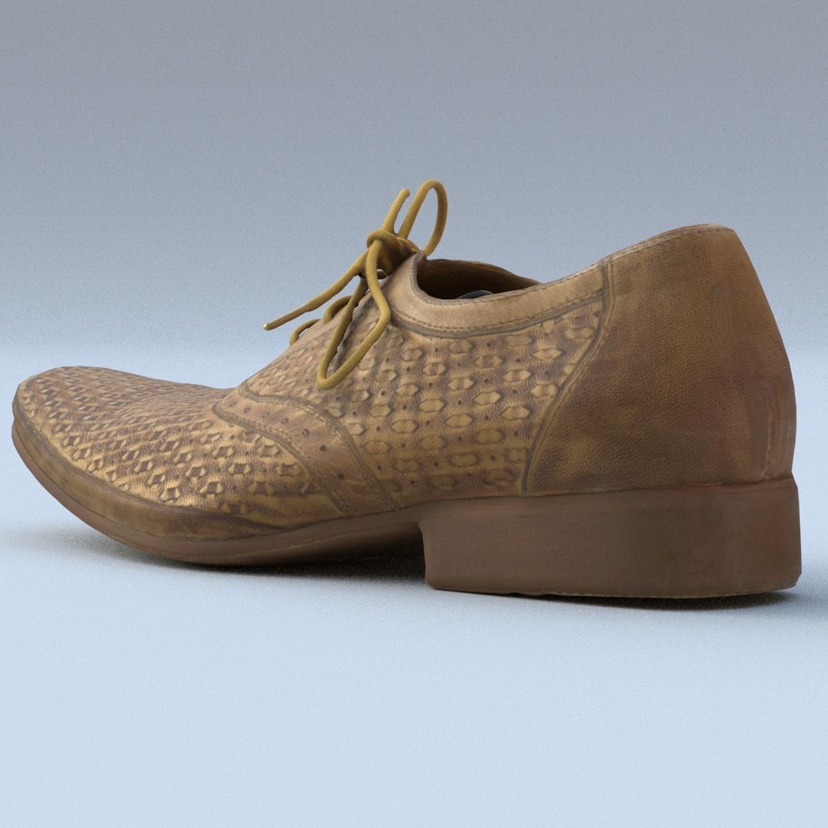 Shoe Middle Poly 3D model_1