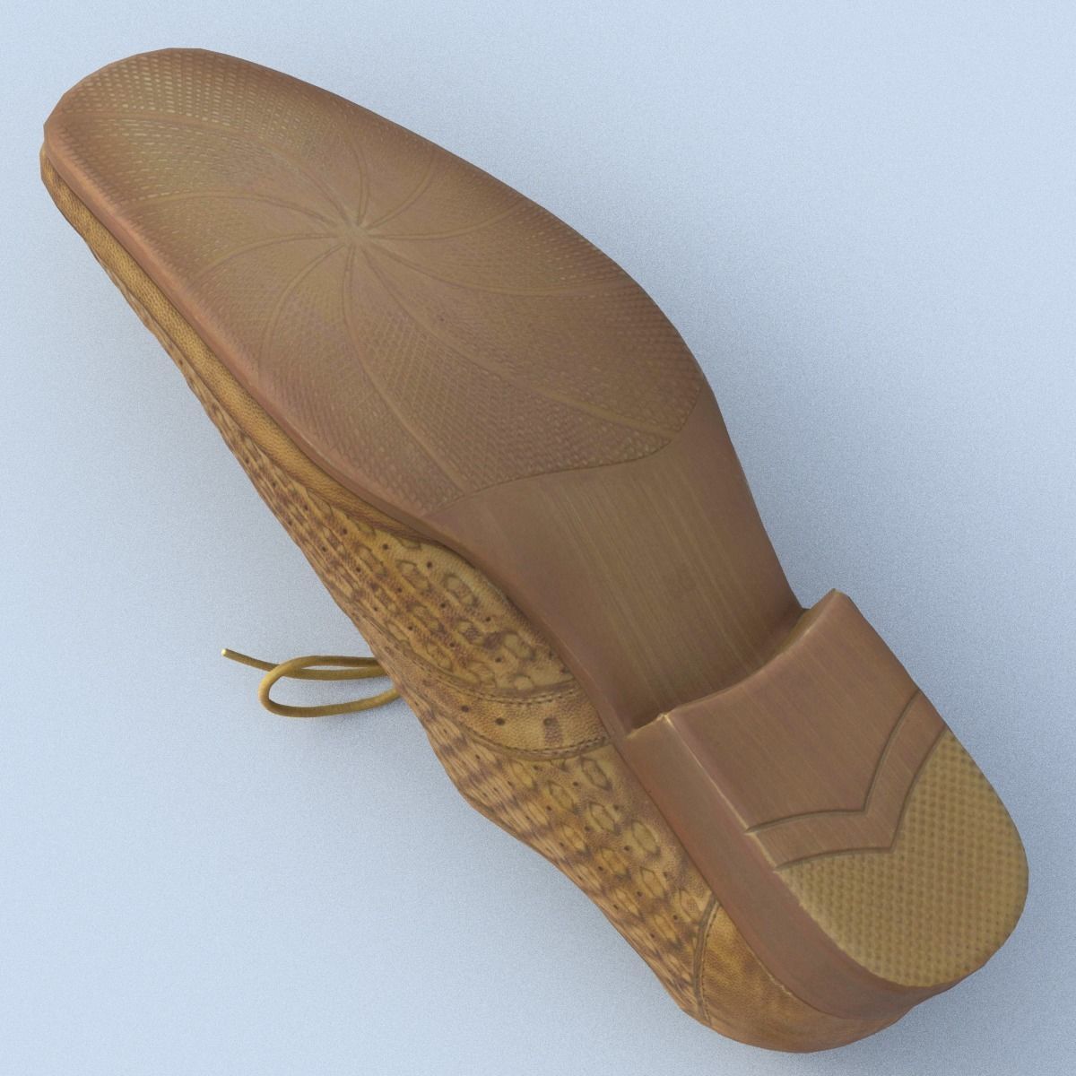 Shoe Middle Poly 3D model_3
