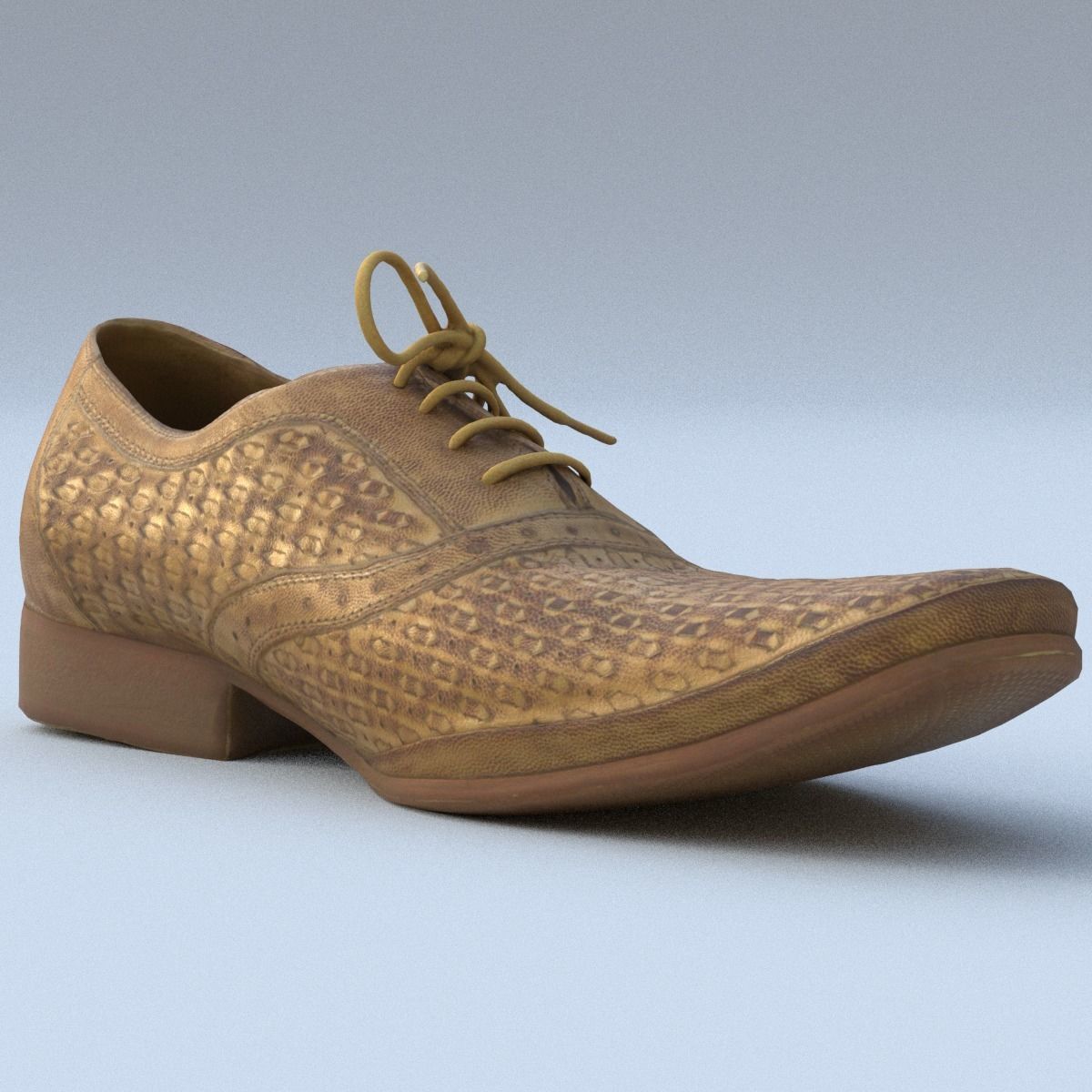 Shoe Middle Poly 3D model_4