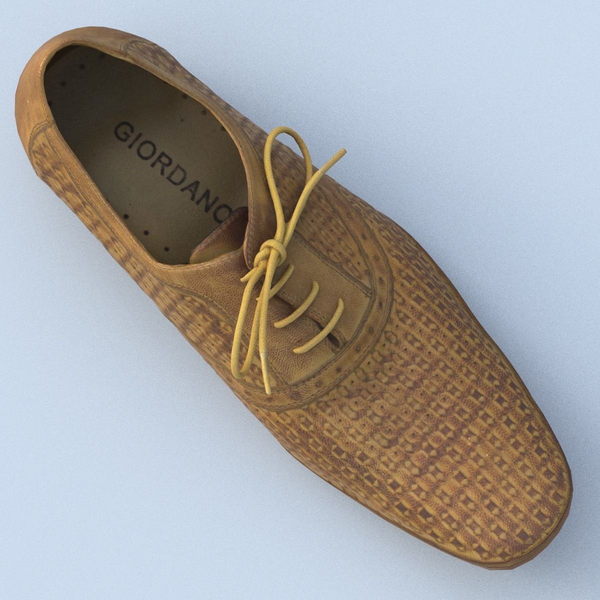 Shoe Middle Poly 3D model_2