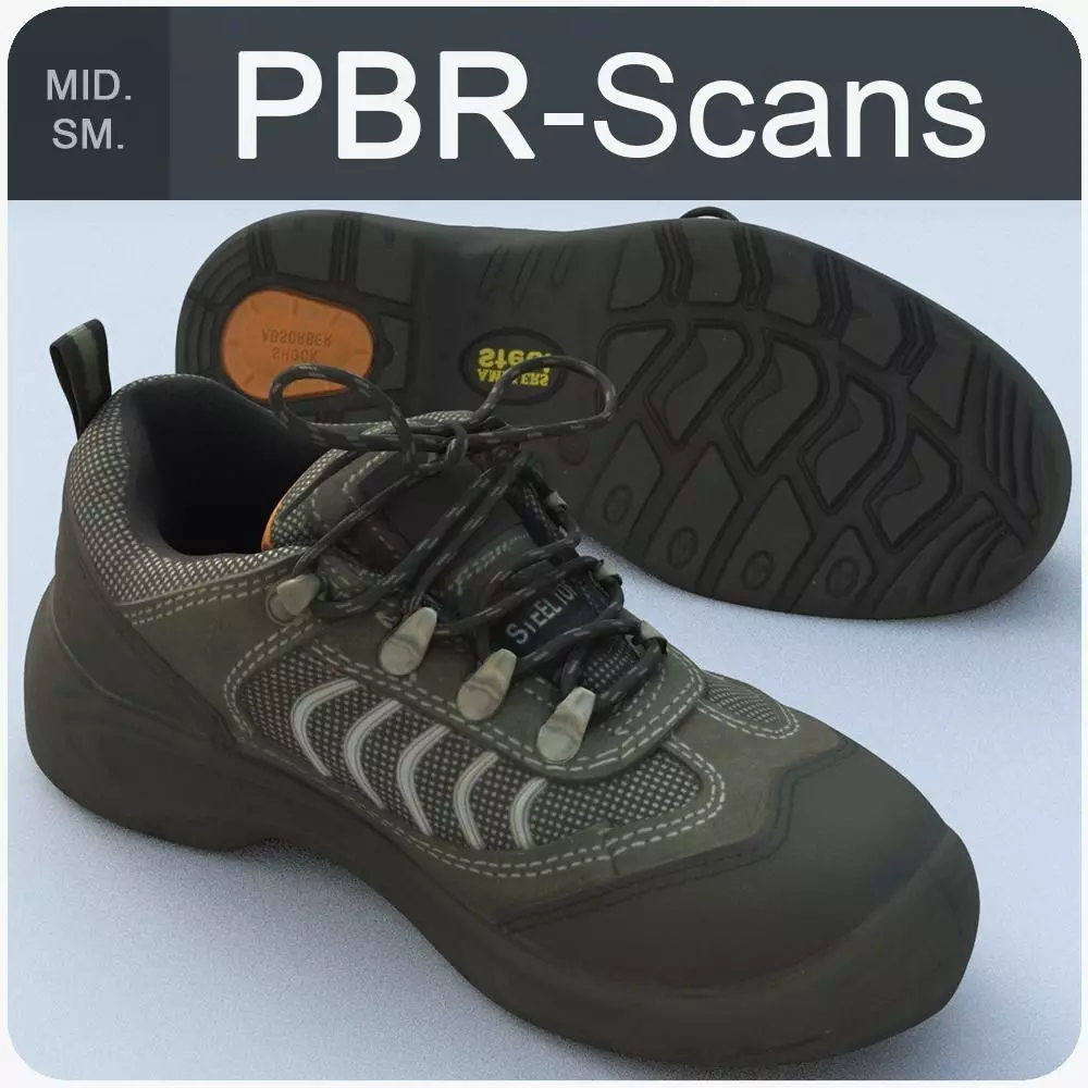 Sneaker Middle SM 3D model_0