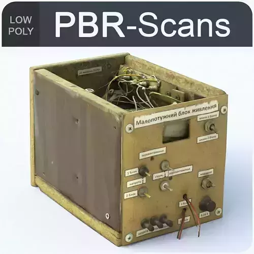 Power Supply Low Poly