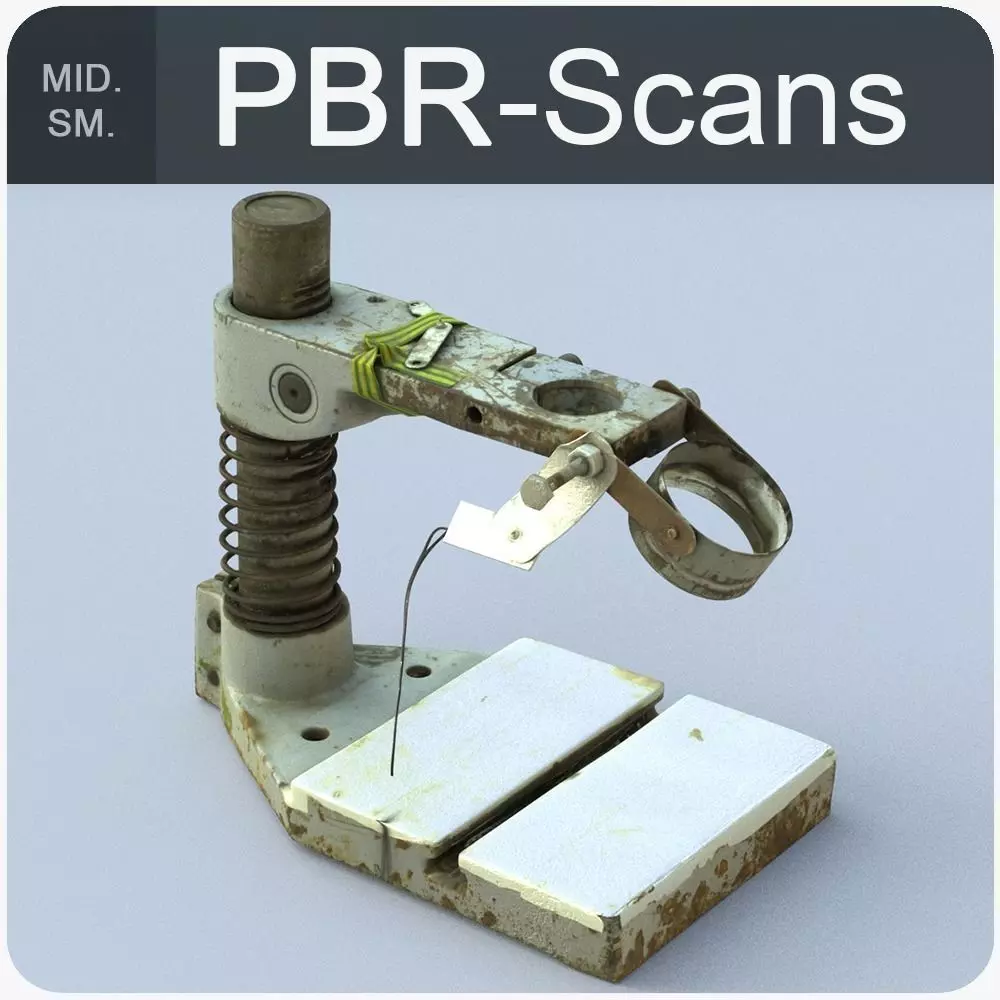 Fastening Middle SM 3D model_0