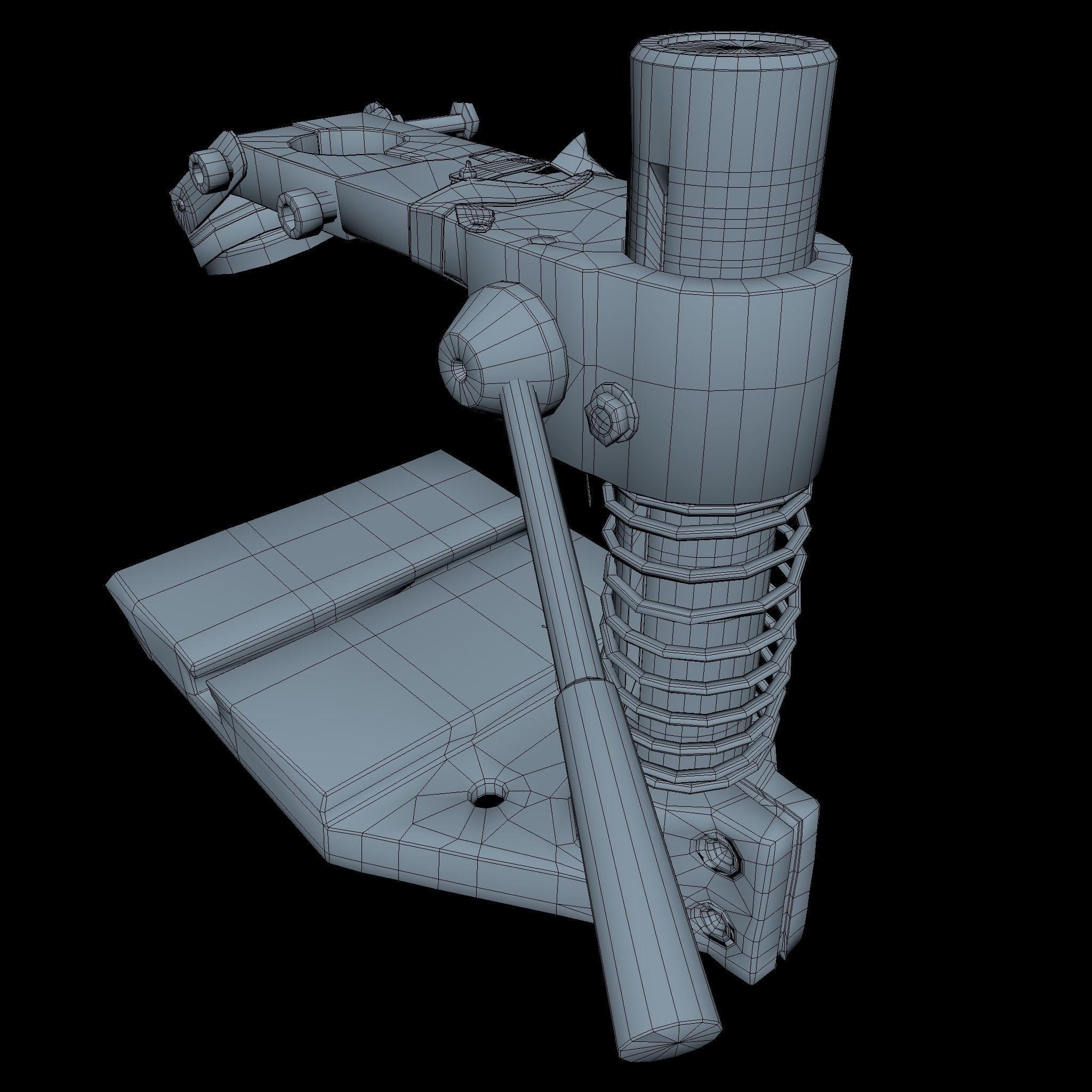 Fastening Middle SM 3D model_7