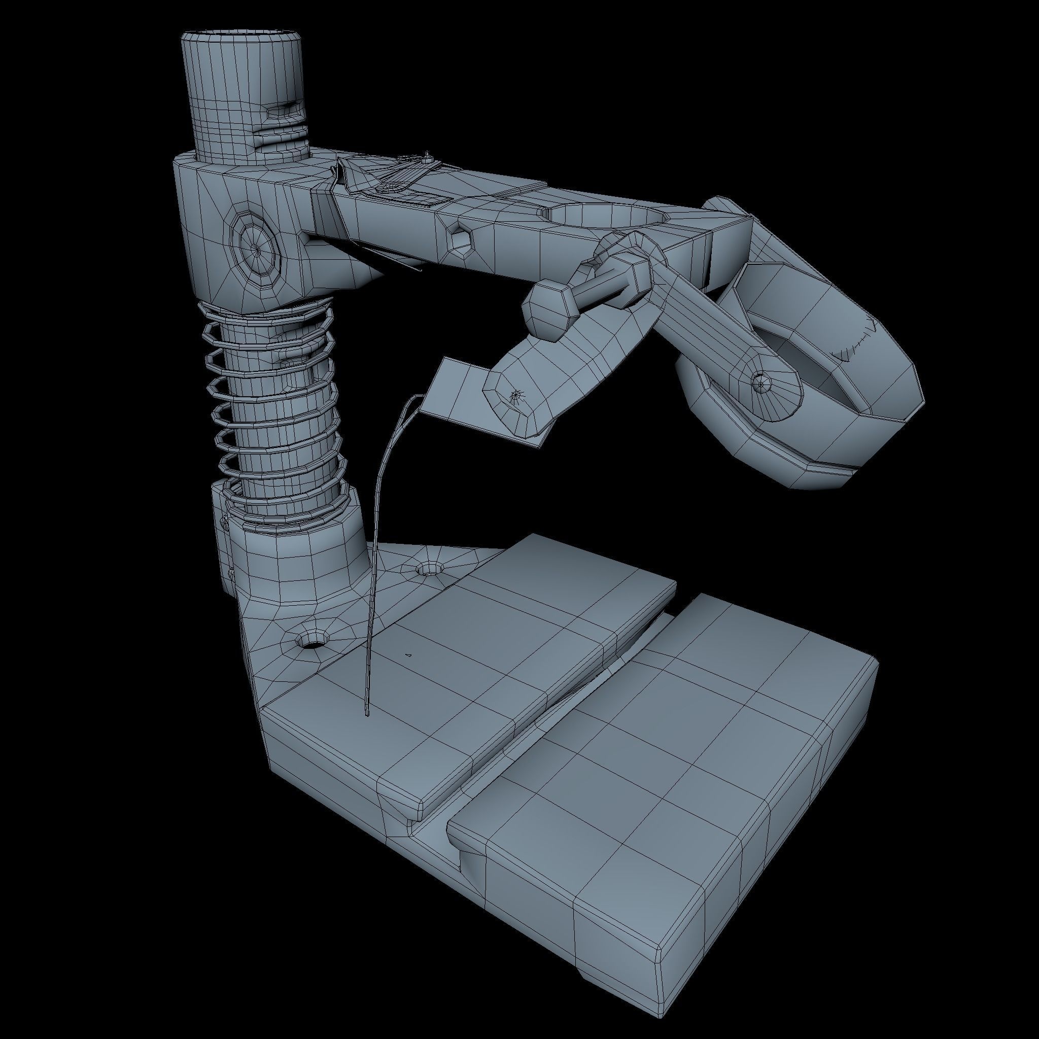 Fastening Middle SM 3D model_6