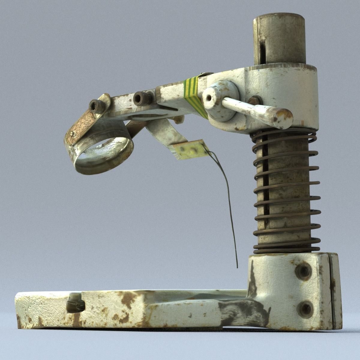 Fastening Middle SM 3D model_2