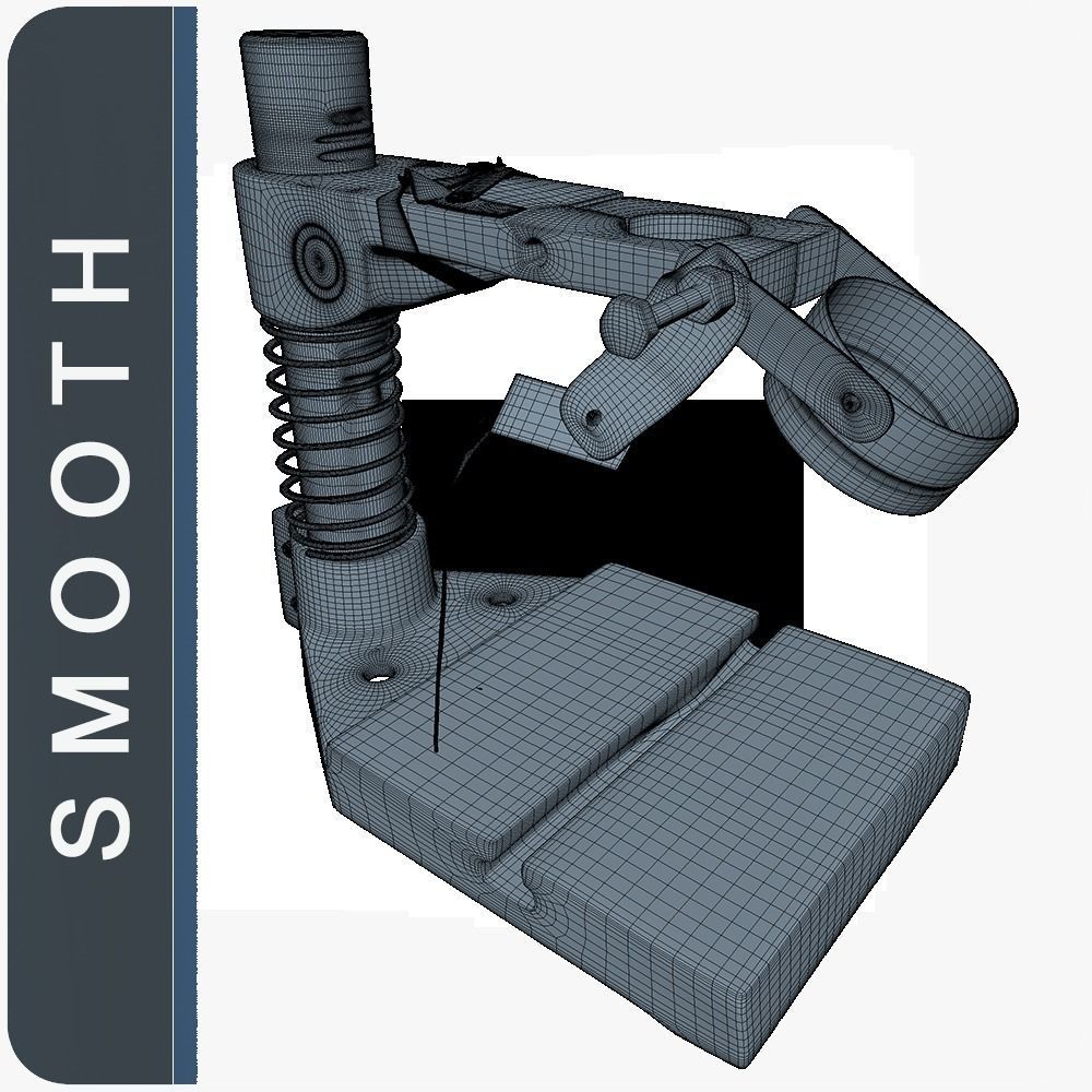 Fastening Middle SM 3D model_4
