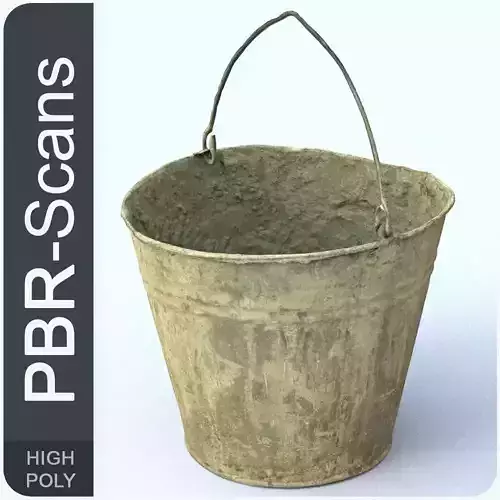 Dirty Bucket High Poly