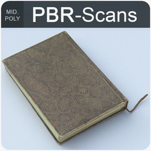 Notebook Middle Poly 3D model