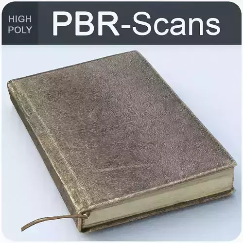 Notebook High Poly leather book