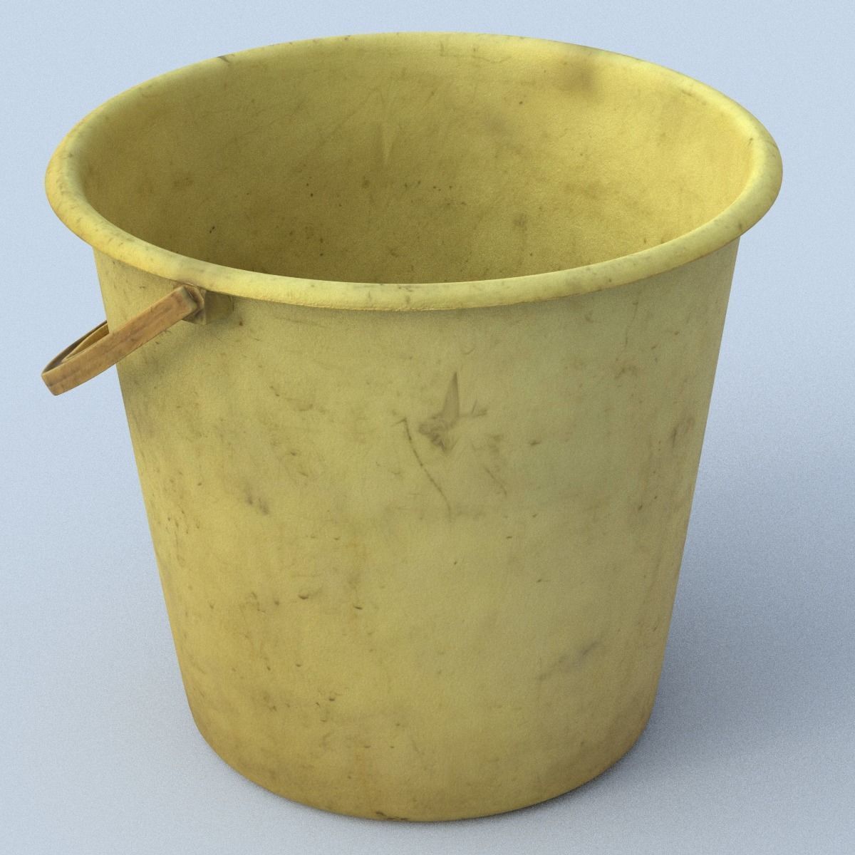 Bucket Low SM Low-poly 3D model_9