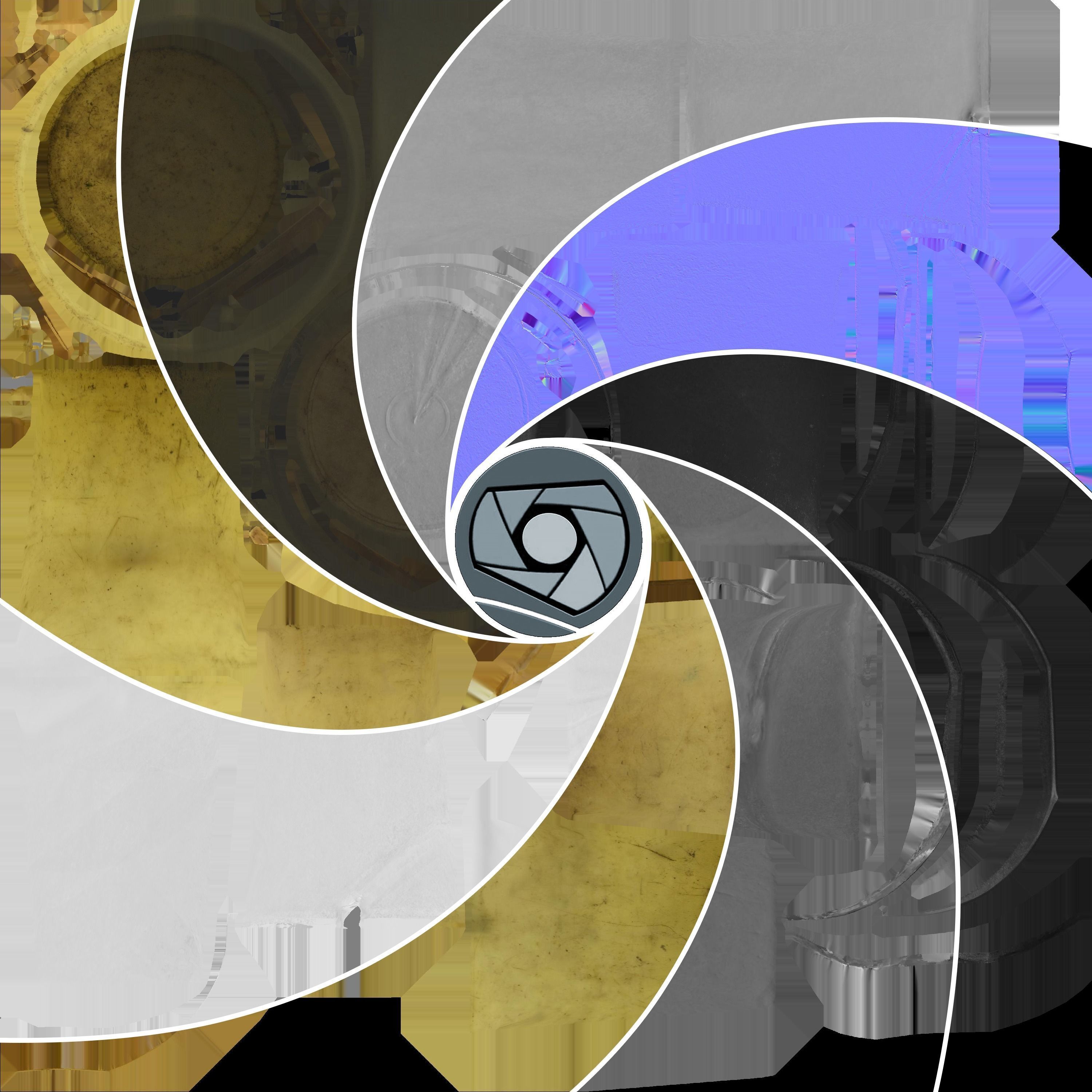 Bucket Low SM Low-poly 3D model_7