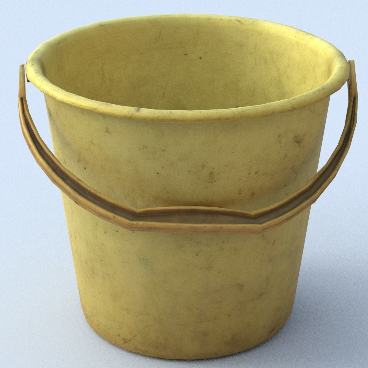 Bucket Low Poly Low-poly 3D model_8