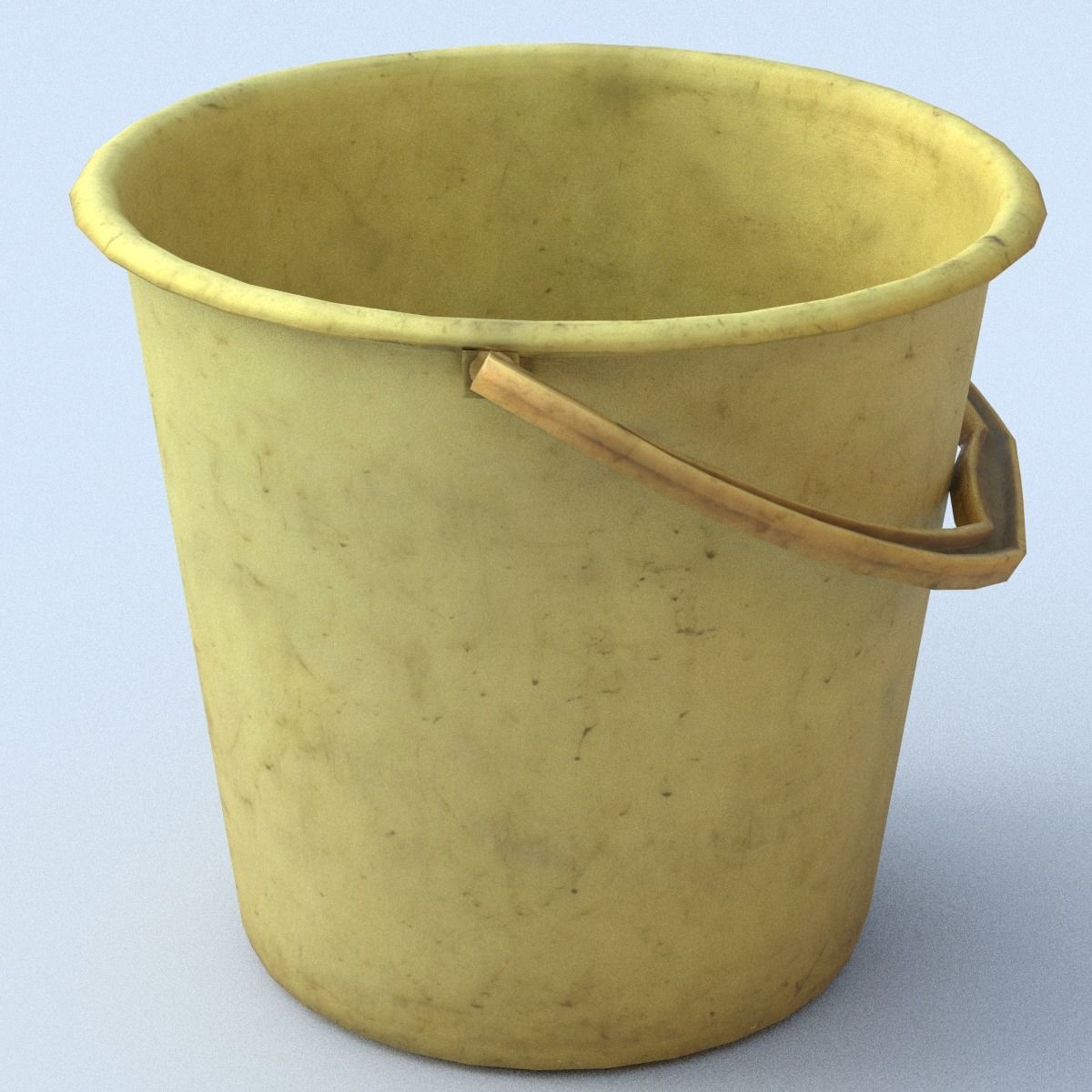 Bucket Low Poly Low-poly 3D model_10