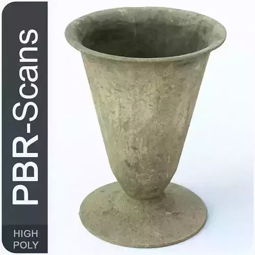 Dump High Poly old metal cup