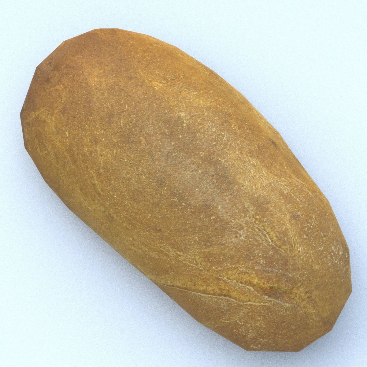 Bread Low Poly potato Low-poly 3D model_3