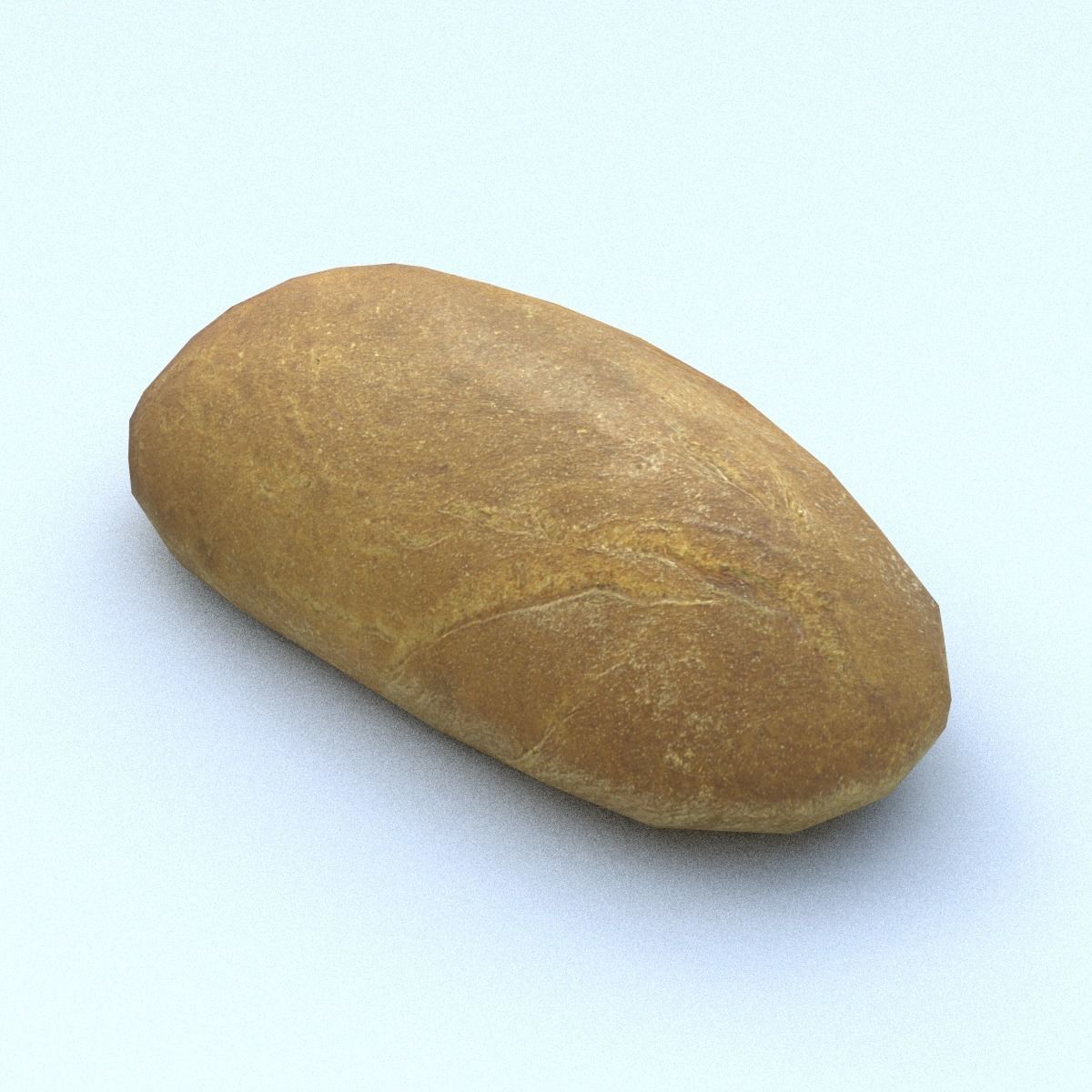 Bread Low Poly potato Low-poly 3D model_14